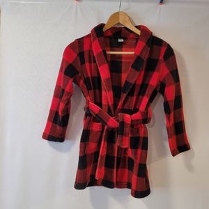 Old Navy Children's Buffalo Plaid Robe
